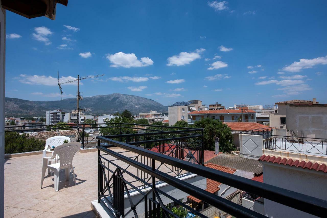 Апартаменты Top Floor Modern Studio In Central Koropi Экстерьер фото